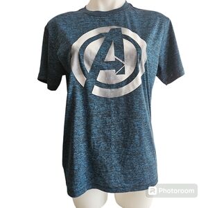Avengers Blue Short Sleeved T-shirt Size Sm